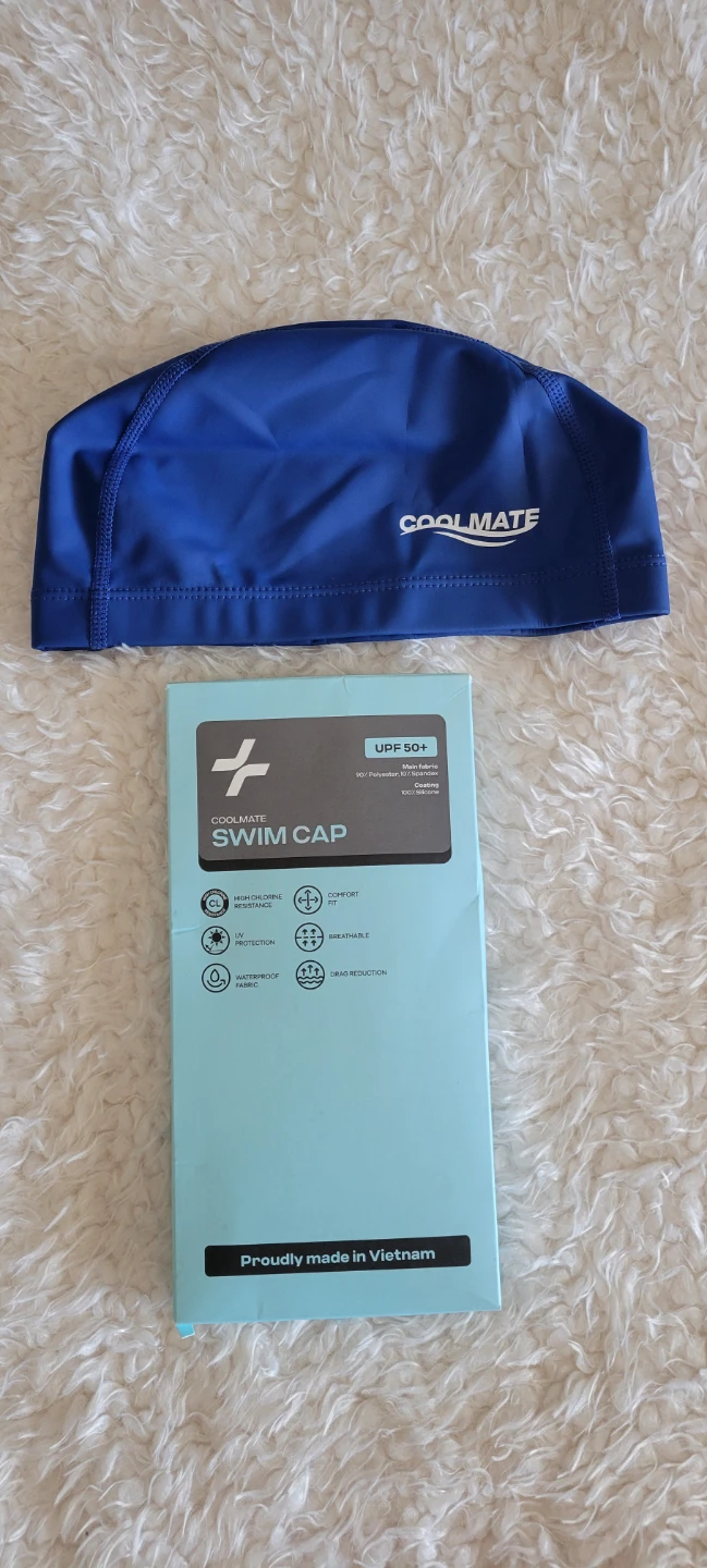 BNIB CoolMate Fabric Swim Cap - XS - photo 2