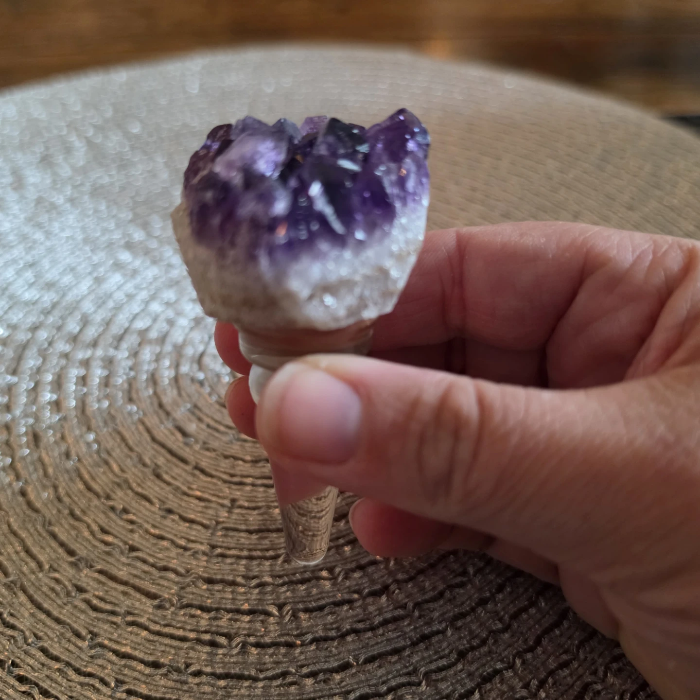 Amethyst Geode Wine Stopper NEW