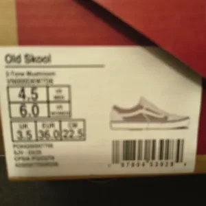 Vans Old Skool "Mushroom" Sneakers - Women's Size 6.0