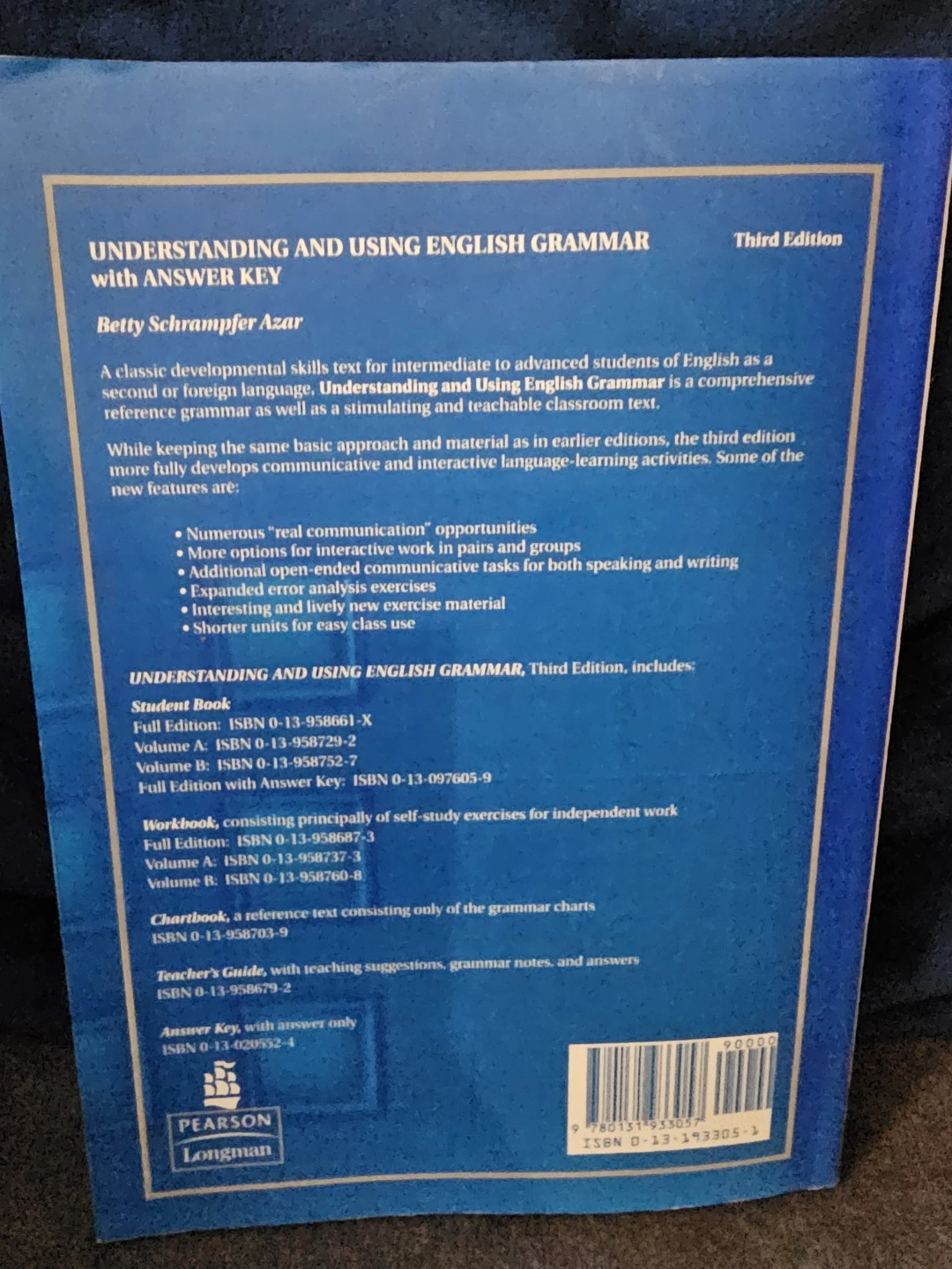 Understanding and Using English Grammar Third Edition - photo 3