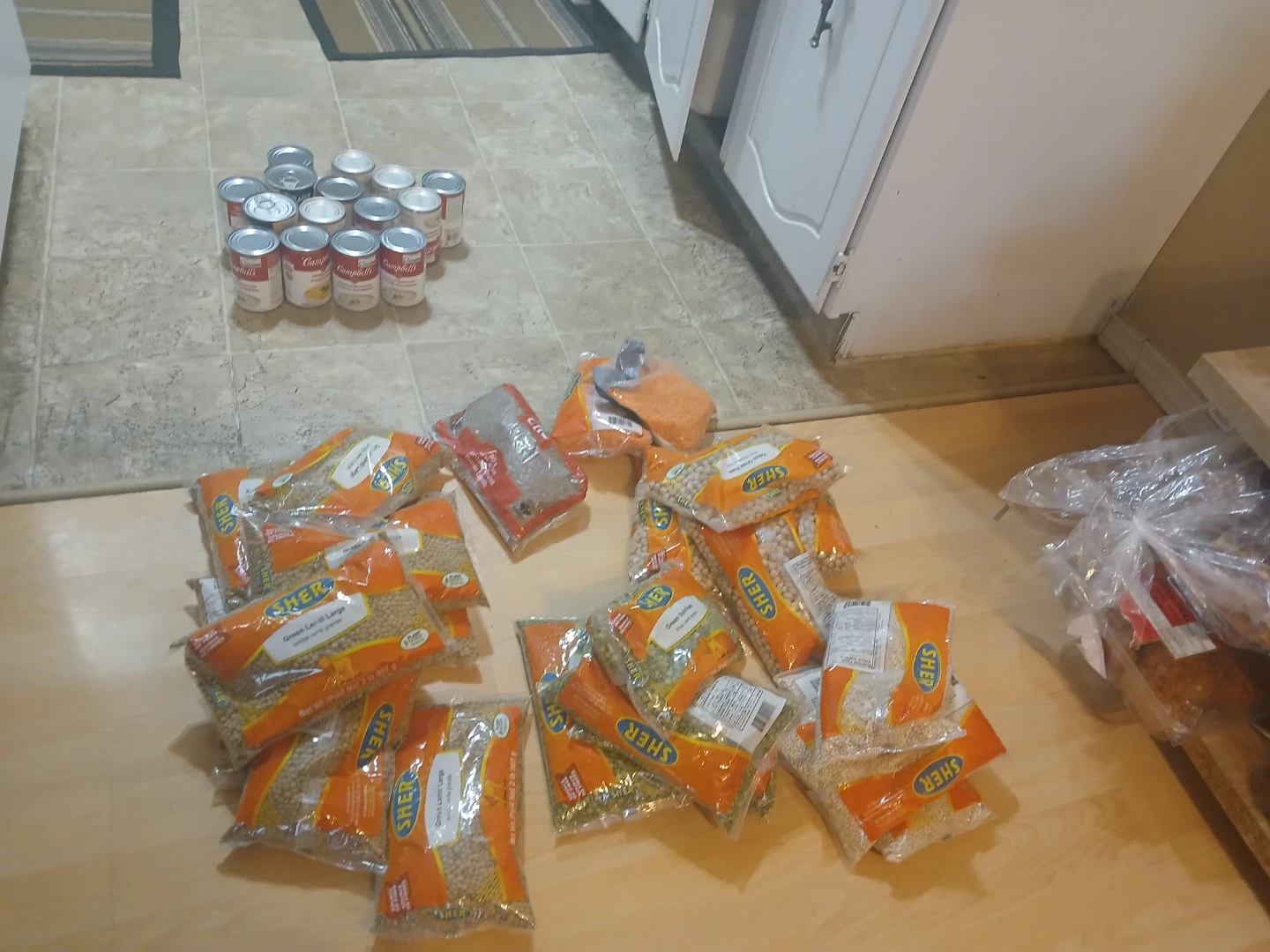Campbell's Soup & SHER Lentils/Chickpeas