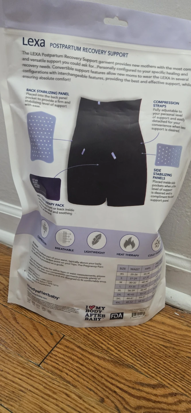 Body After Baby Lexa Postpartum Recovery Support - Black, Size M - photo 2