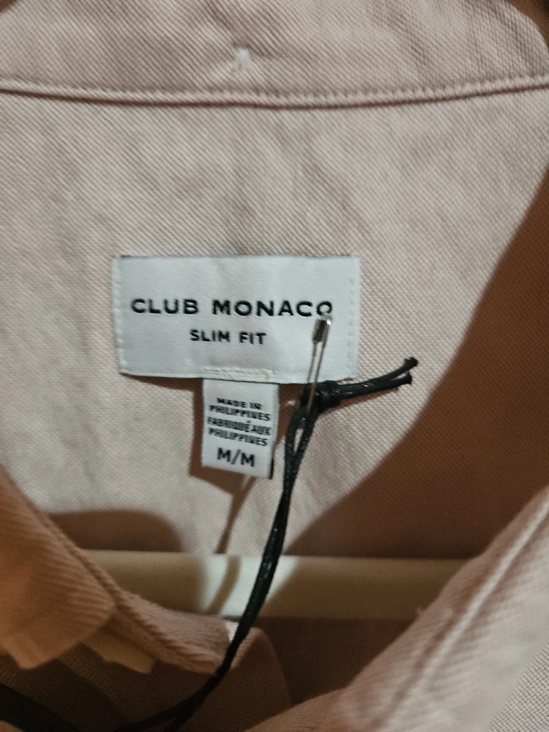 Club Monaco Slim Fit Short Sleeve Button Down Shirt - Pink M/M - photo 4