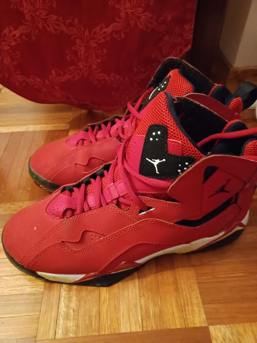 Air Jordan Red Basketball Shoes size 6.5