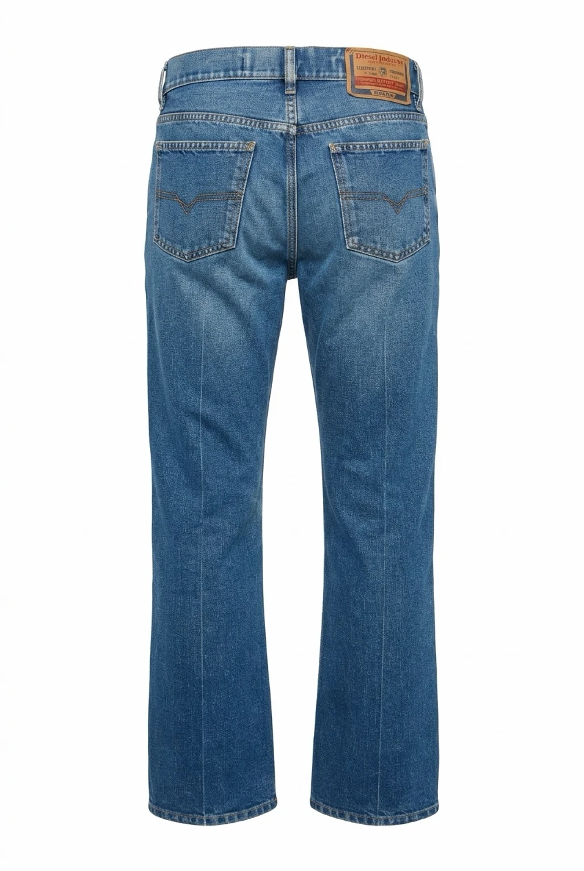 Diesel Industry Vintage Blue Bootcut Jeans Size 32