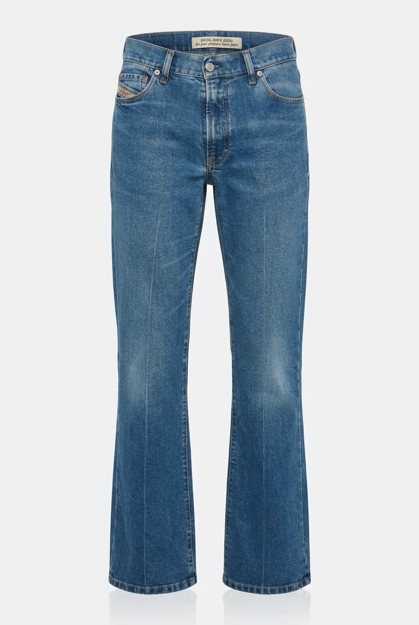 Diesel Industry Vintage Blue Bootcut Jeans Size 32 - photo 2