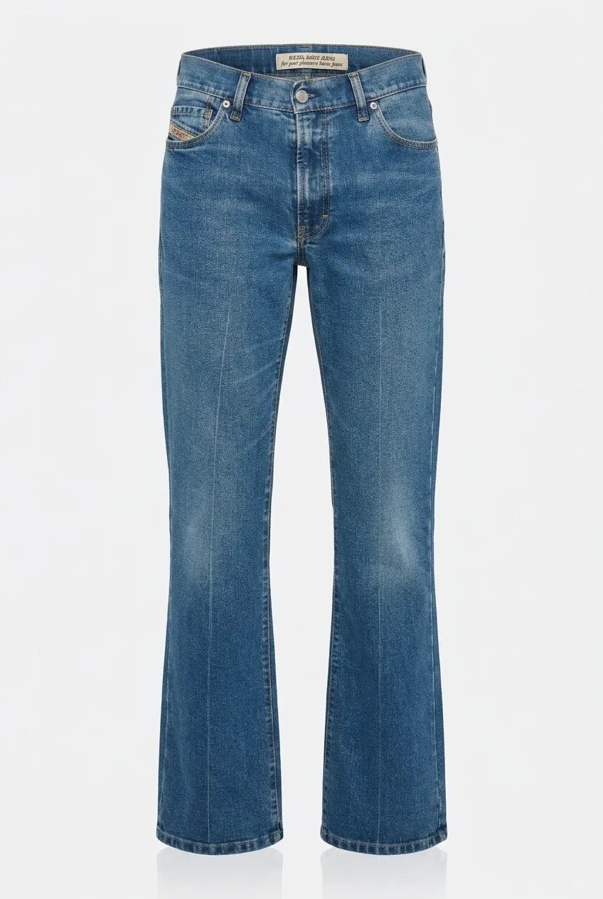 Diesel Industry Vintage Blue Bootcut Jeans Size 32 - photo 2