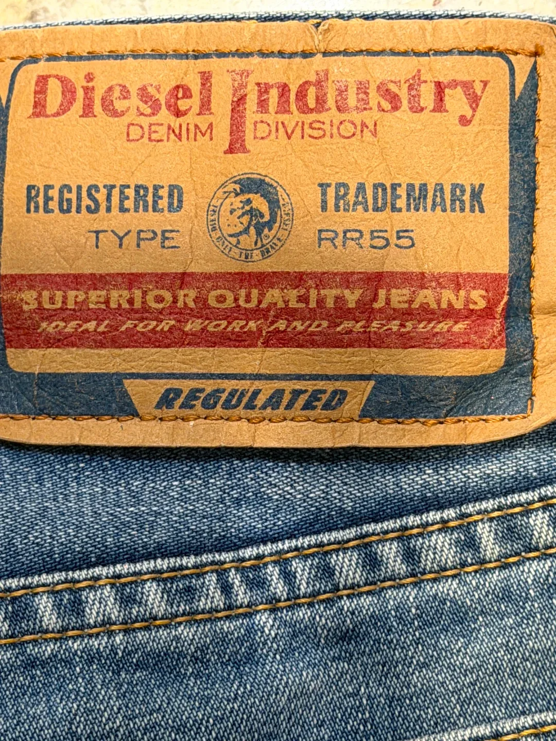 Diesel Industry Vintage Blue Bootcut Jeans Size 32 - photo 4