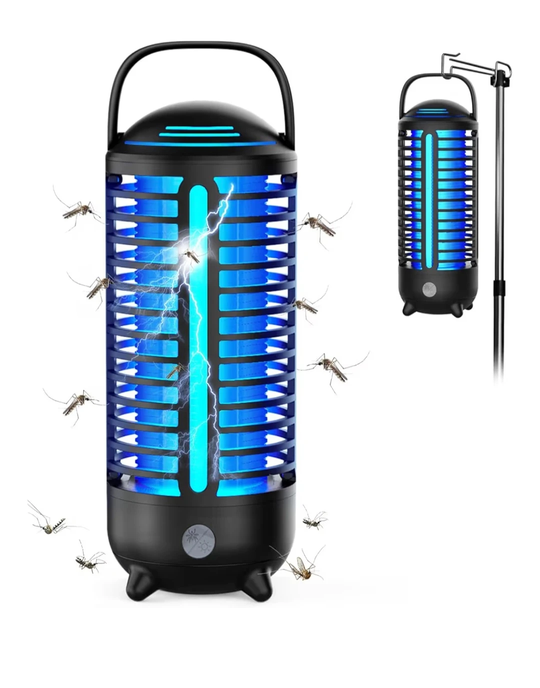 Black Bug Zapper Lamp - Brand New