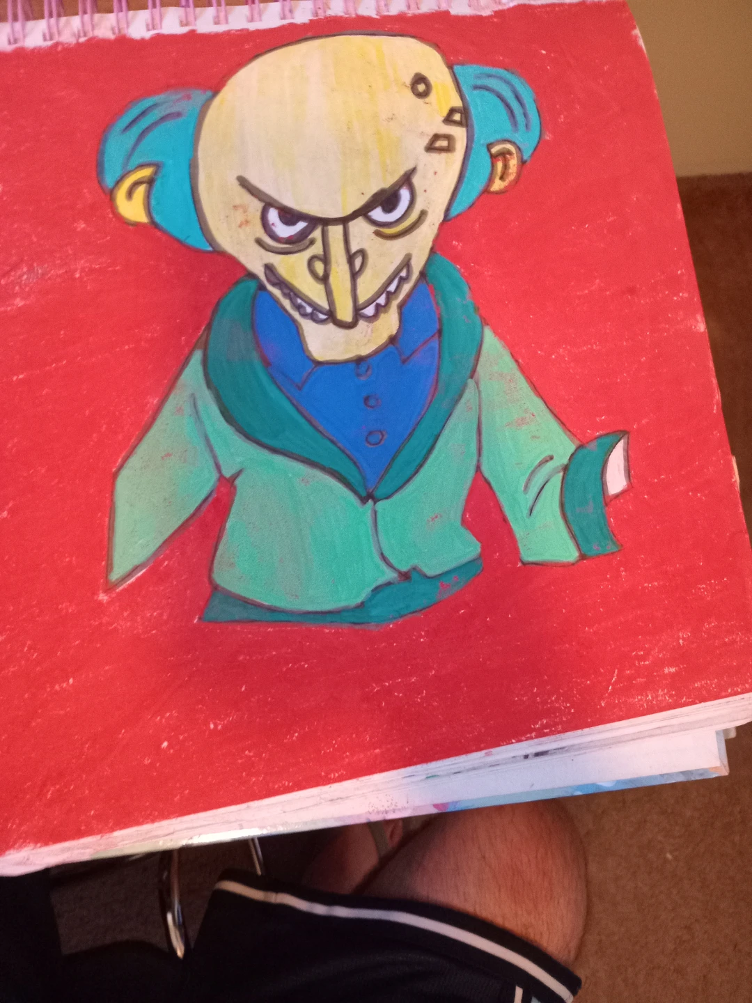 Mr. BURNS DRAWING BY CUSTOM ARTIST SHERWIN