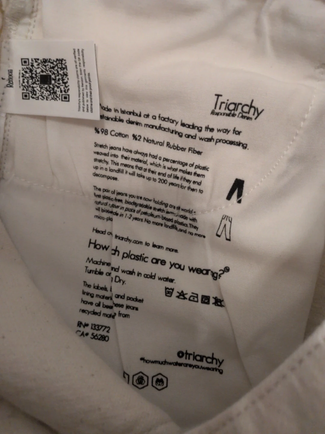 Triarchy Wide Leg Jeans Size 26 - photo 4