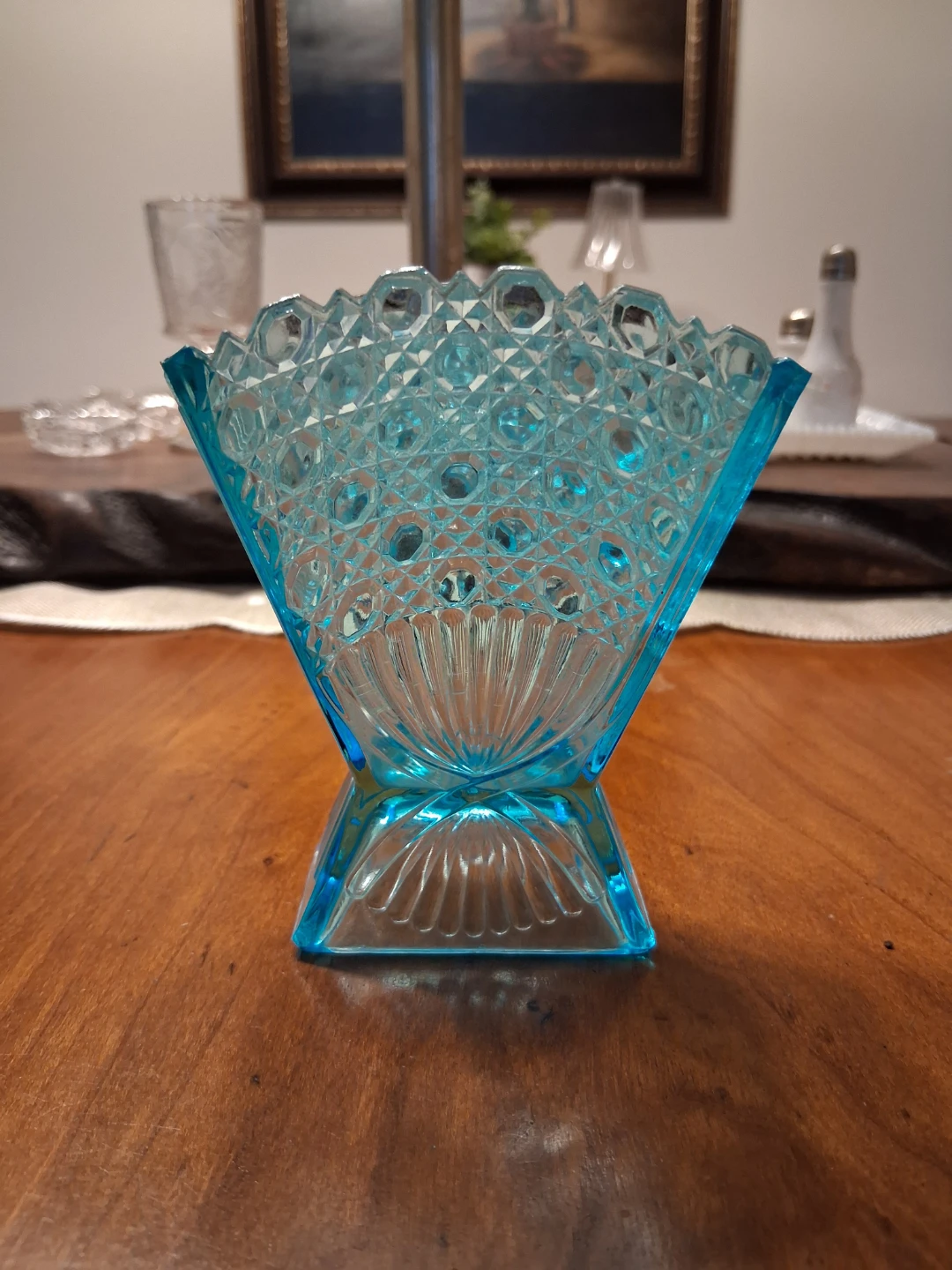 1887 Victorian Cobalt Blue miniature vase.