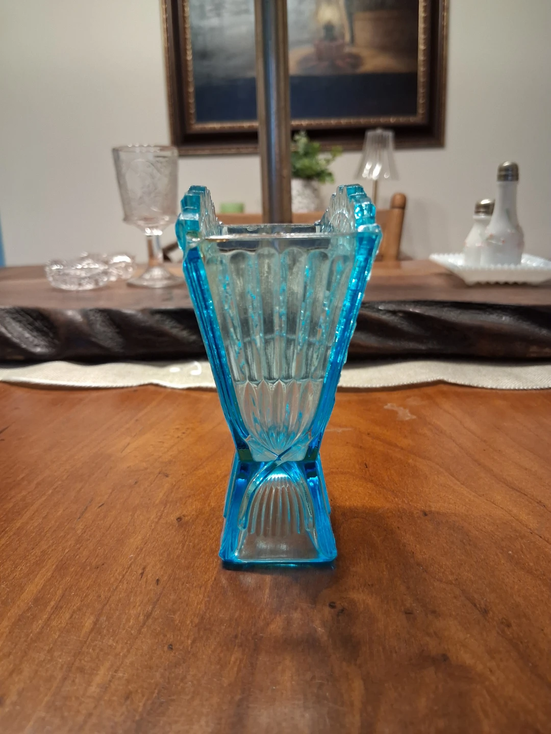 1887 Victorian Cobalt Blue miniature vase. - photo 2