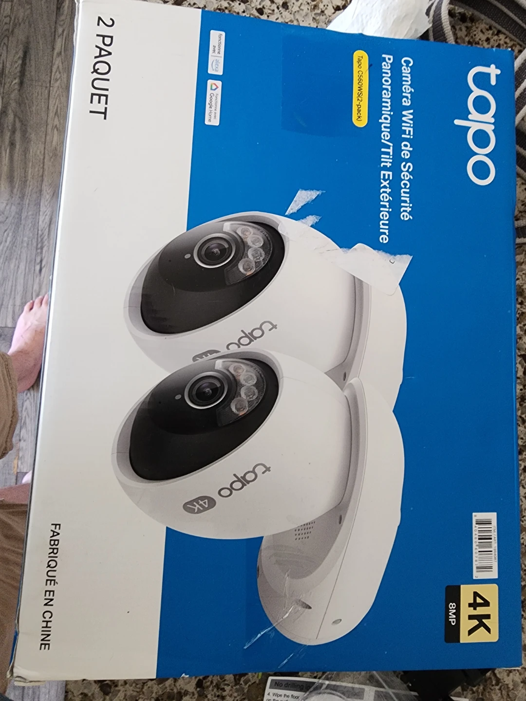 Tapo Surveillance Camera with Pan & Tilt (2-Pack)