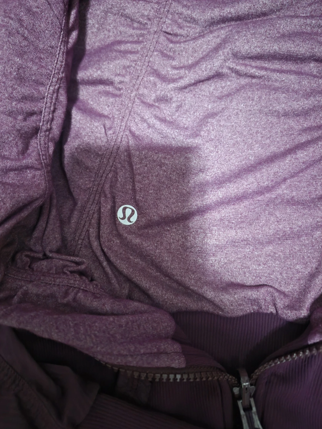 Lululemon hooded athletic jacket women's size 4 plum - photo 4