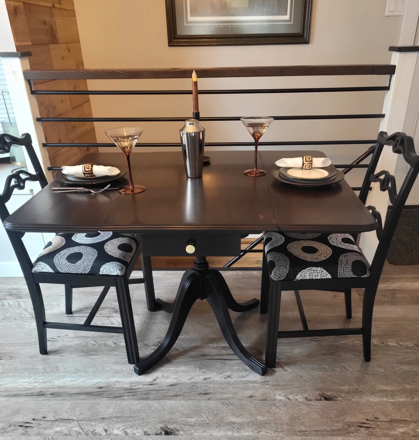 Duncan phyfe mahogany Drop Leaf Dining Table
