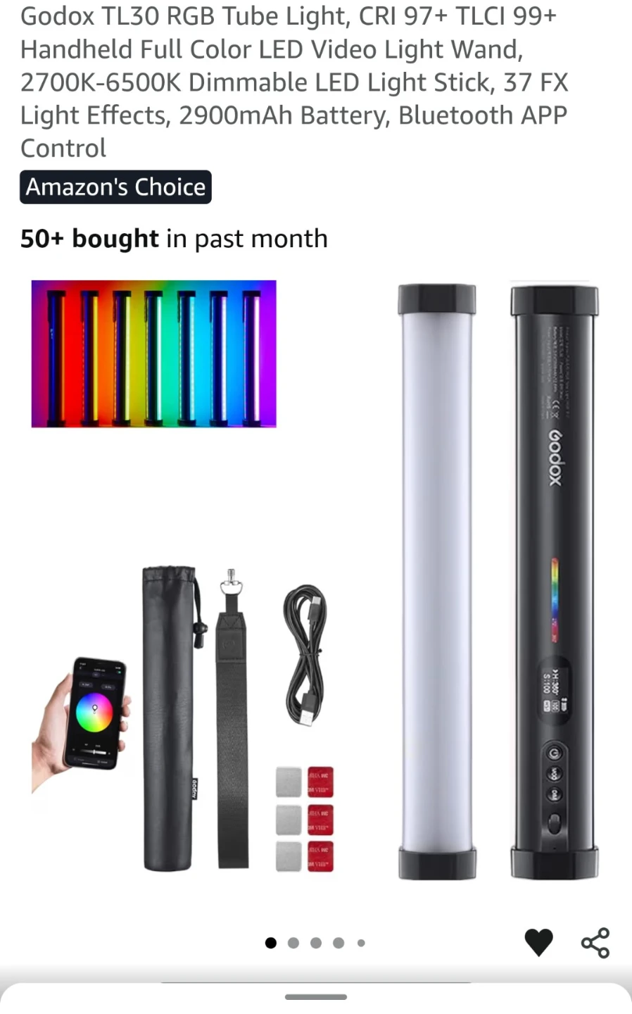 Godox TL30 RGB Tube Light - photo 5