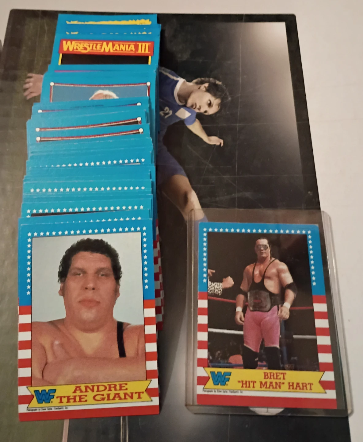 1987 WWF Cards complete set of 75 cards. Plus many extras.