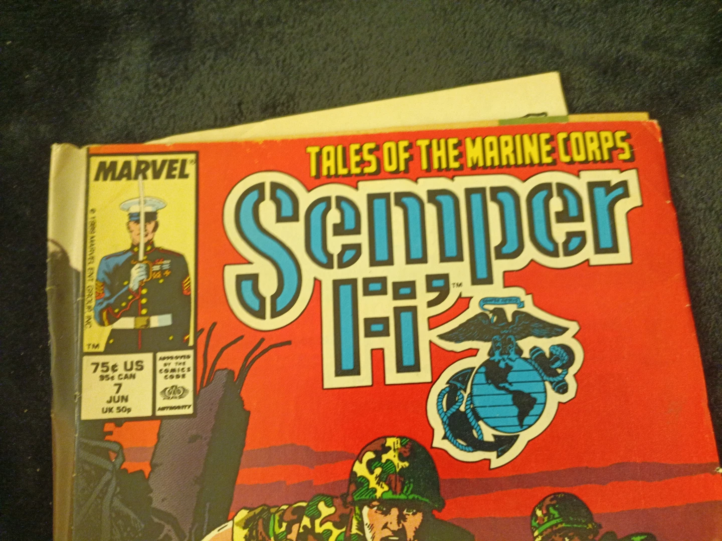 Marvel Semper Fi Tales of the Marine Corps Comic Book #7 - photo 3