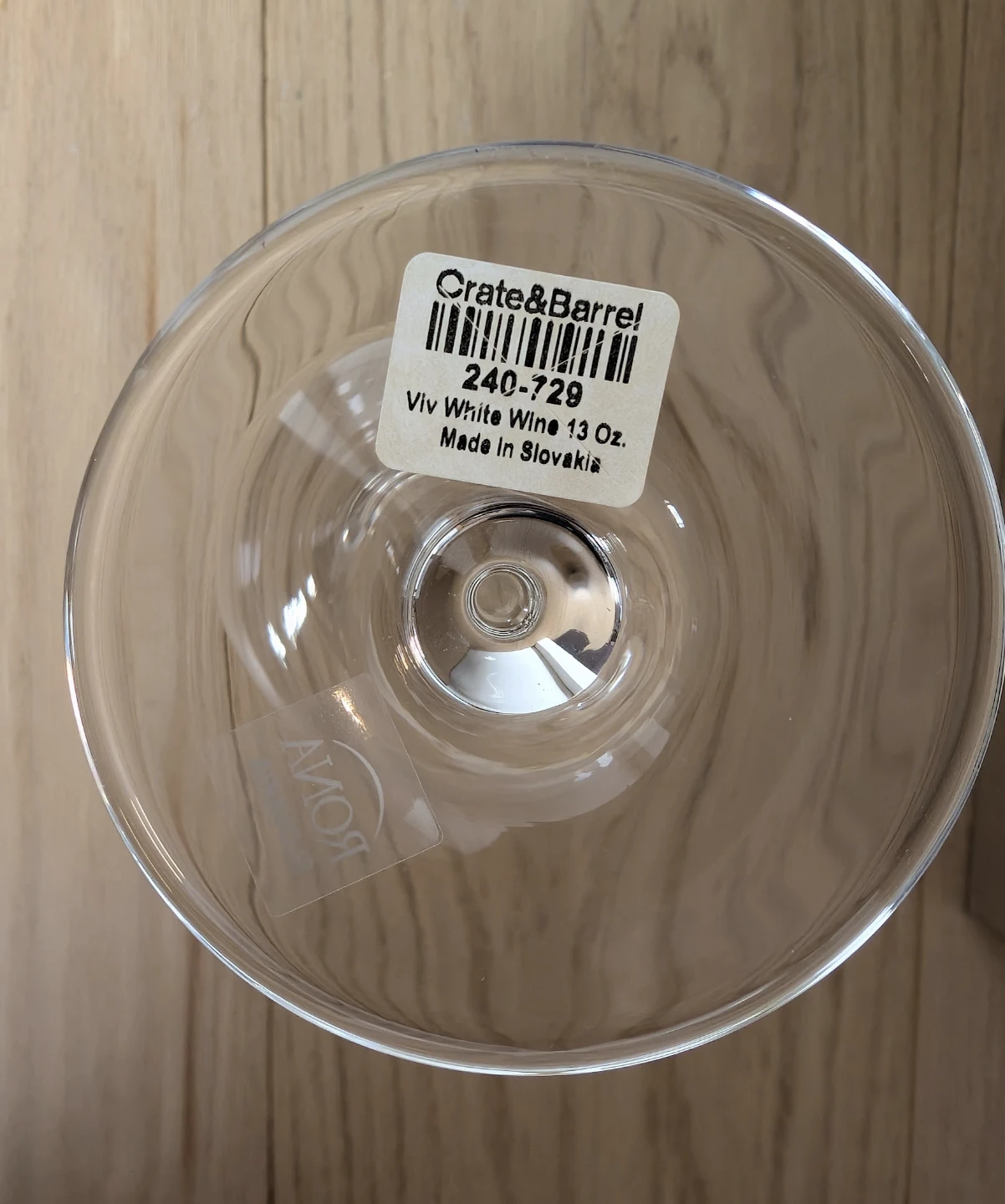 Crate & Barrel Viv Aspen white wine glasses NEW - photo 3