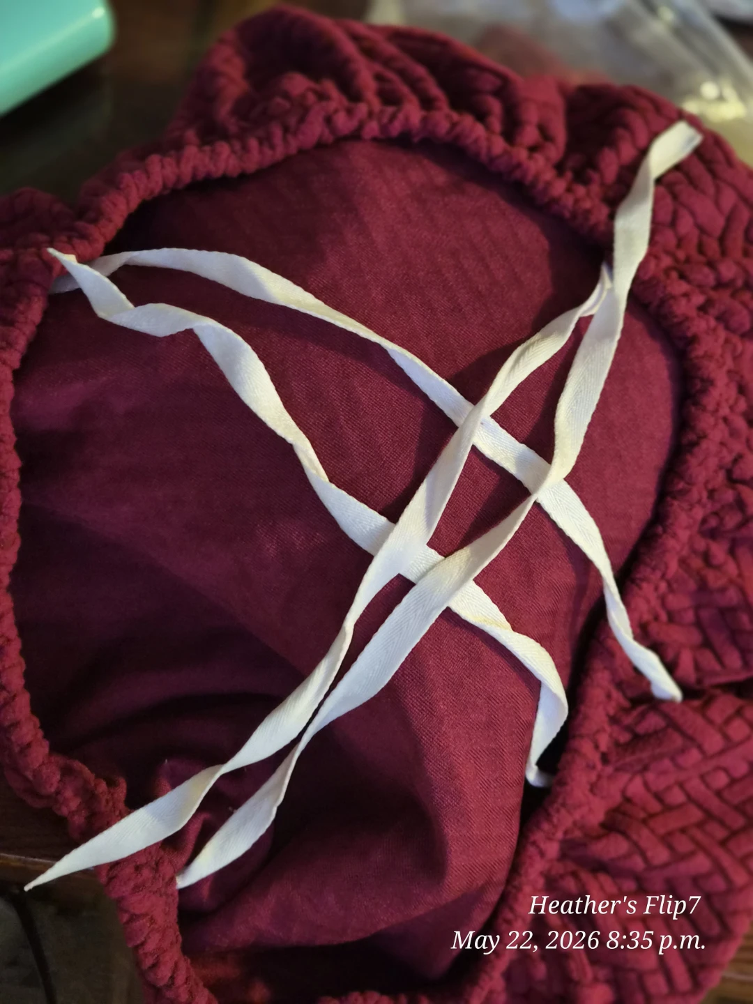 Burgundy Chair Covers - photo 3