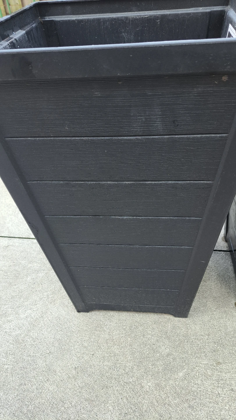 Costco Large Black Planters (Set of 2) - photo 2