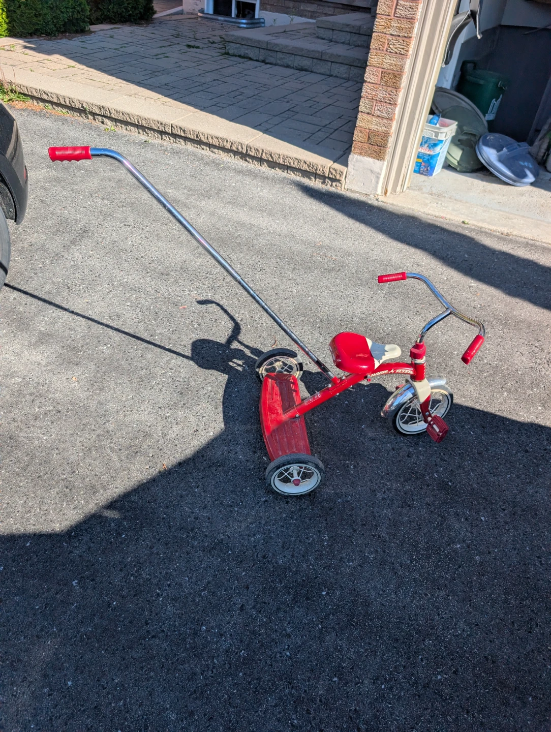 Radio Flyer Tricycle with Push Handle