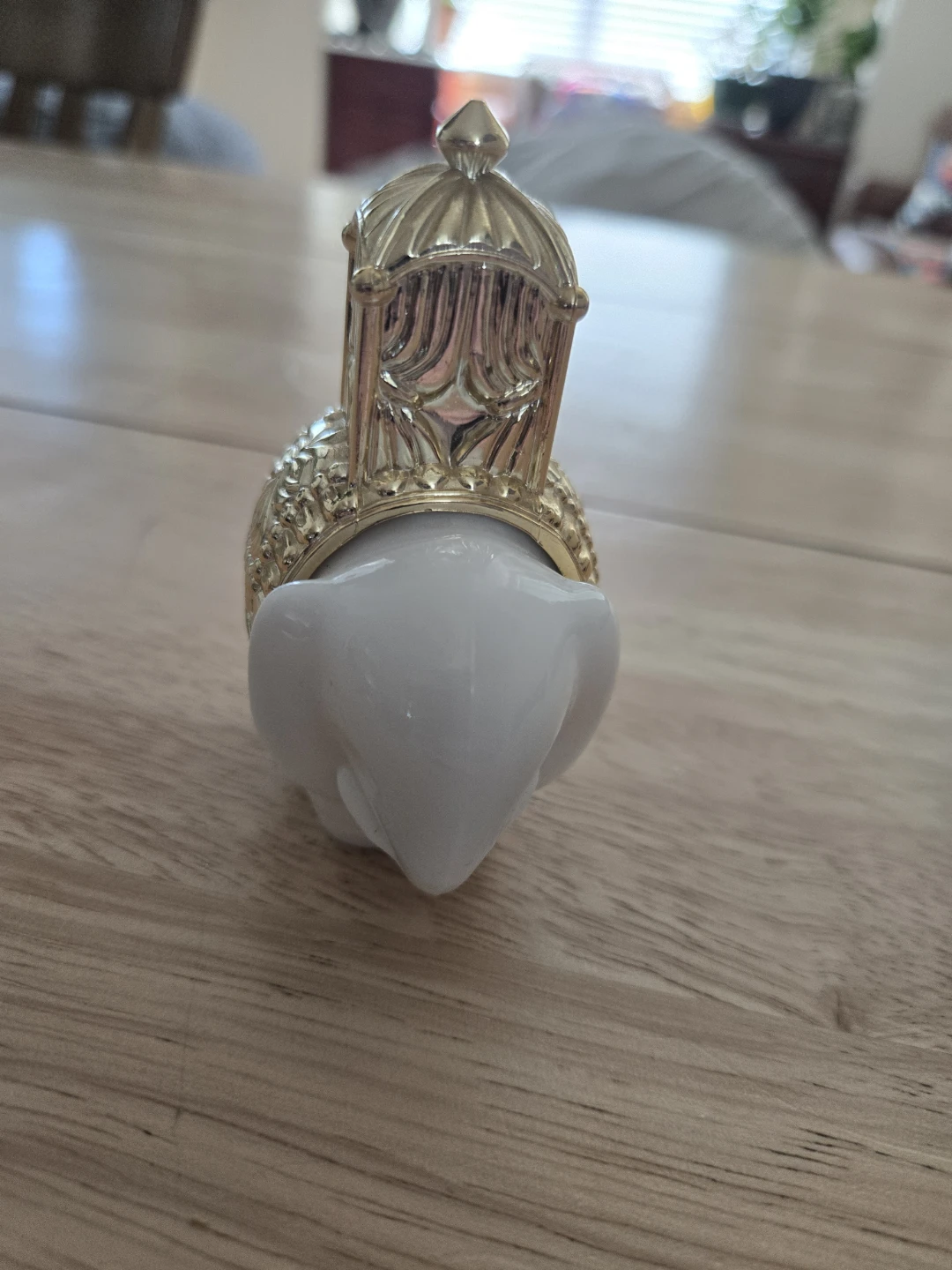 Avon White Elephant Perfume bottle with perfume inside - photo 2