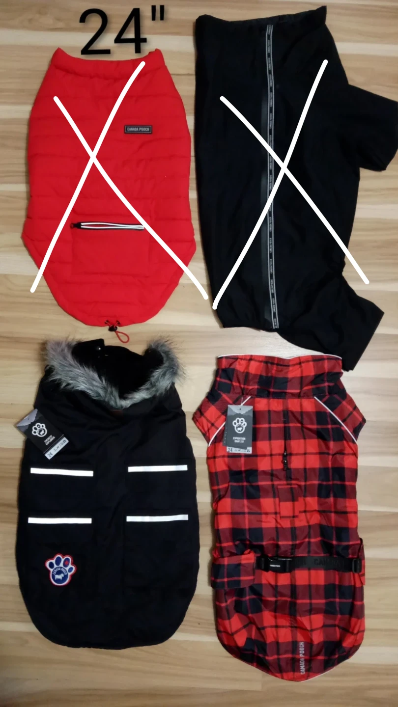 Canada Pooch Dog Coat & Accessories. Please message me for price