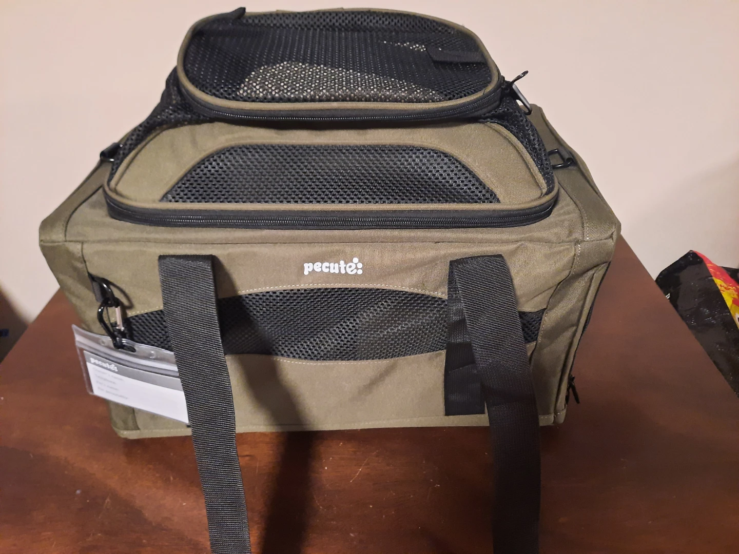 Pecute Pet Carrier Bag - Khaki - photo 4
