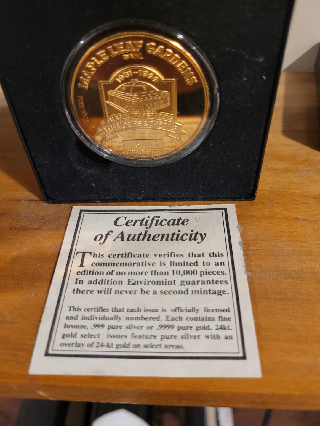 Maple Leaf Gardens Limited Edition Sports Commemorative
