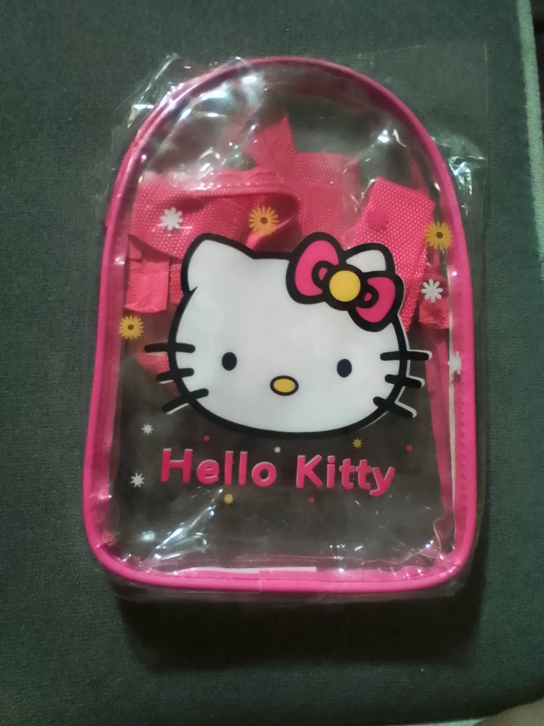 Hello Kitty Pink Clear Mini Backpack