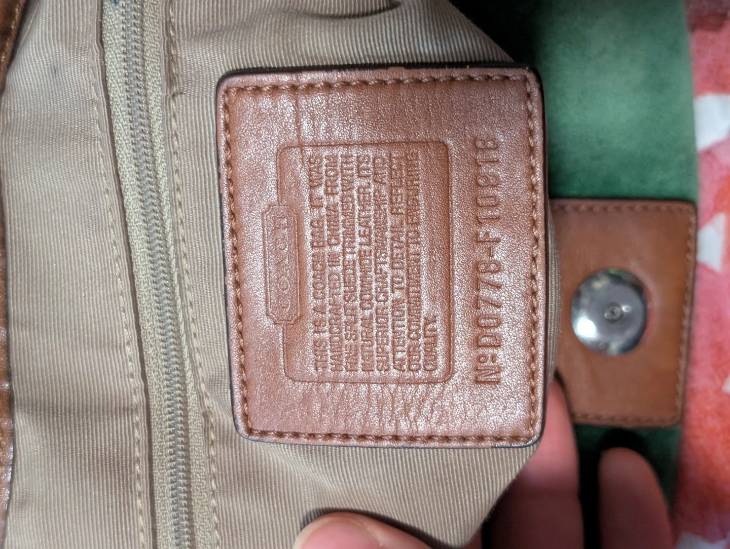 Coach green suede Soho bag (large) - photo 5