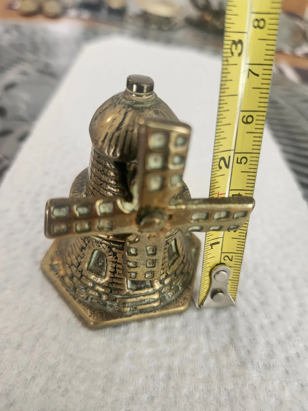 Vintage Brass Windmill Bell