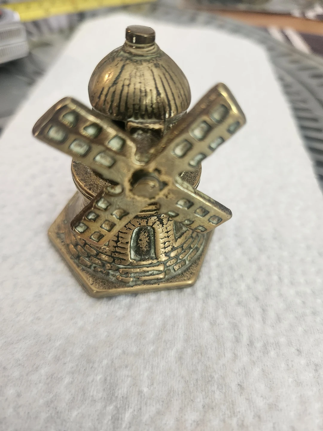 Vintage Brass Windmill Bell - photo 2