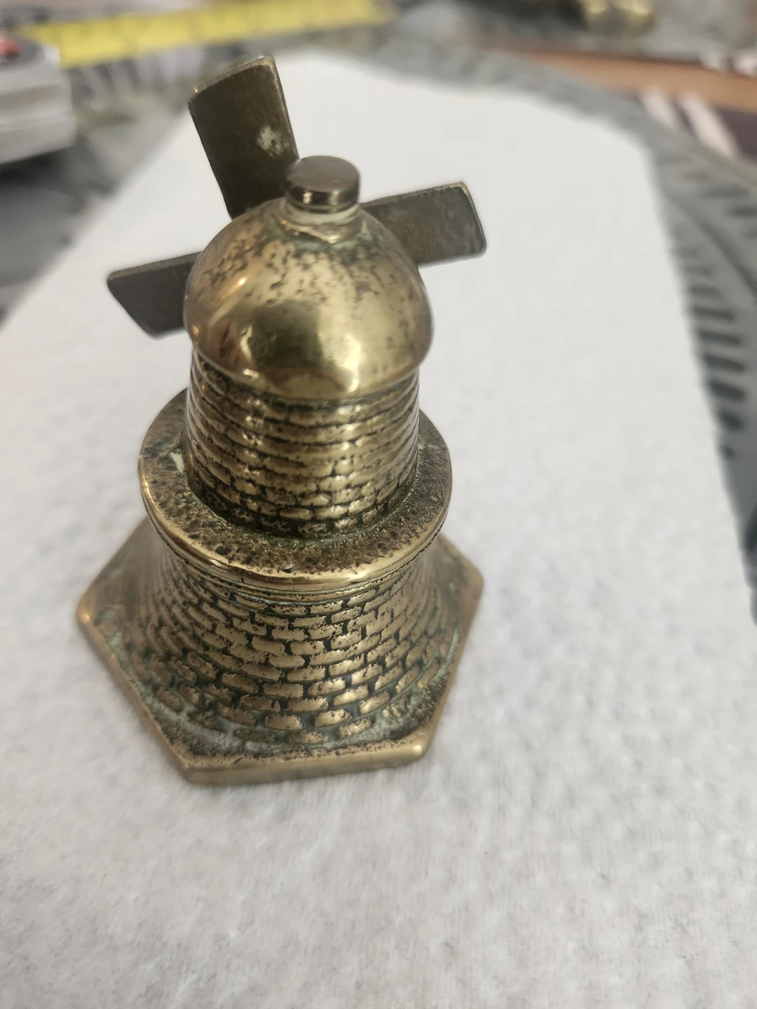 Vintage Brass Windmill Bell - photo 3