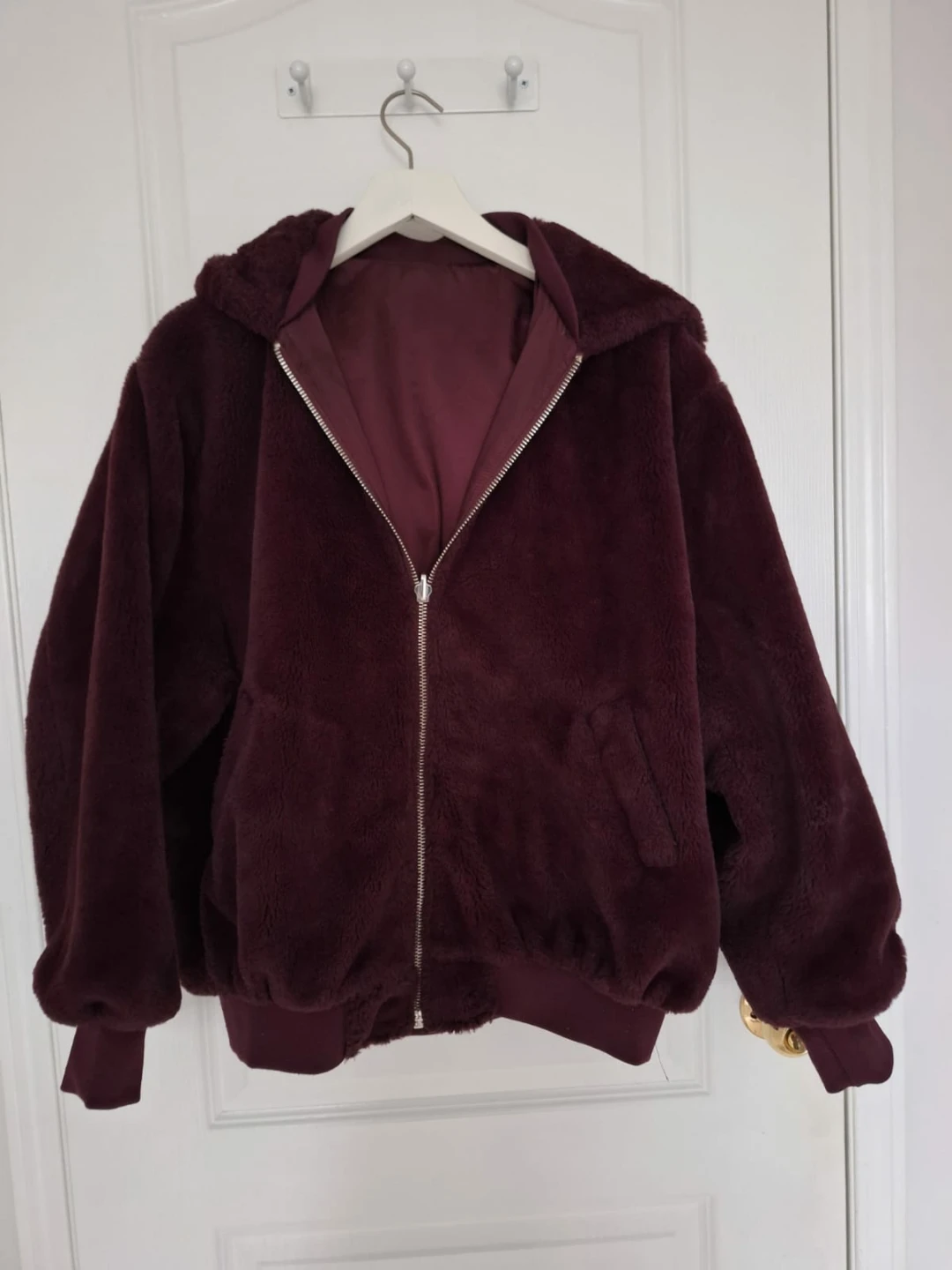 Garage Burgundy Teddy Bear Jacket - photo 2