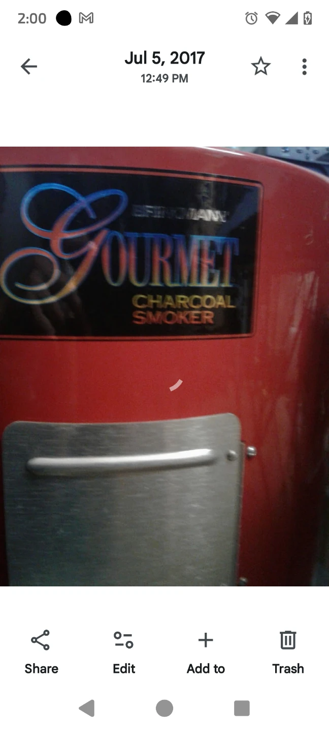 Gourmet Charcoal Smoker - photo 2