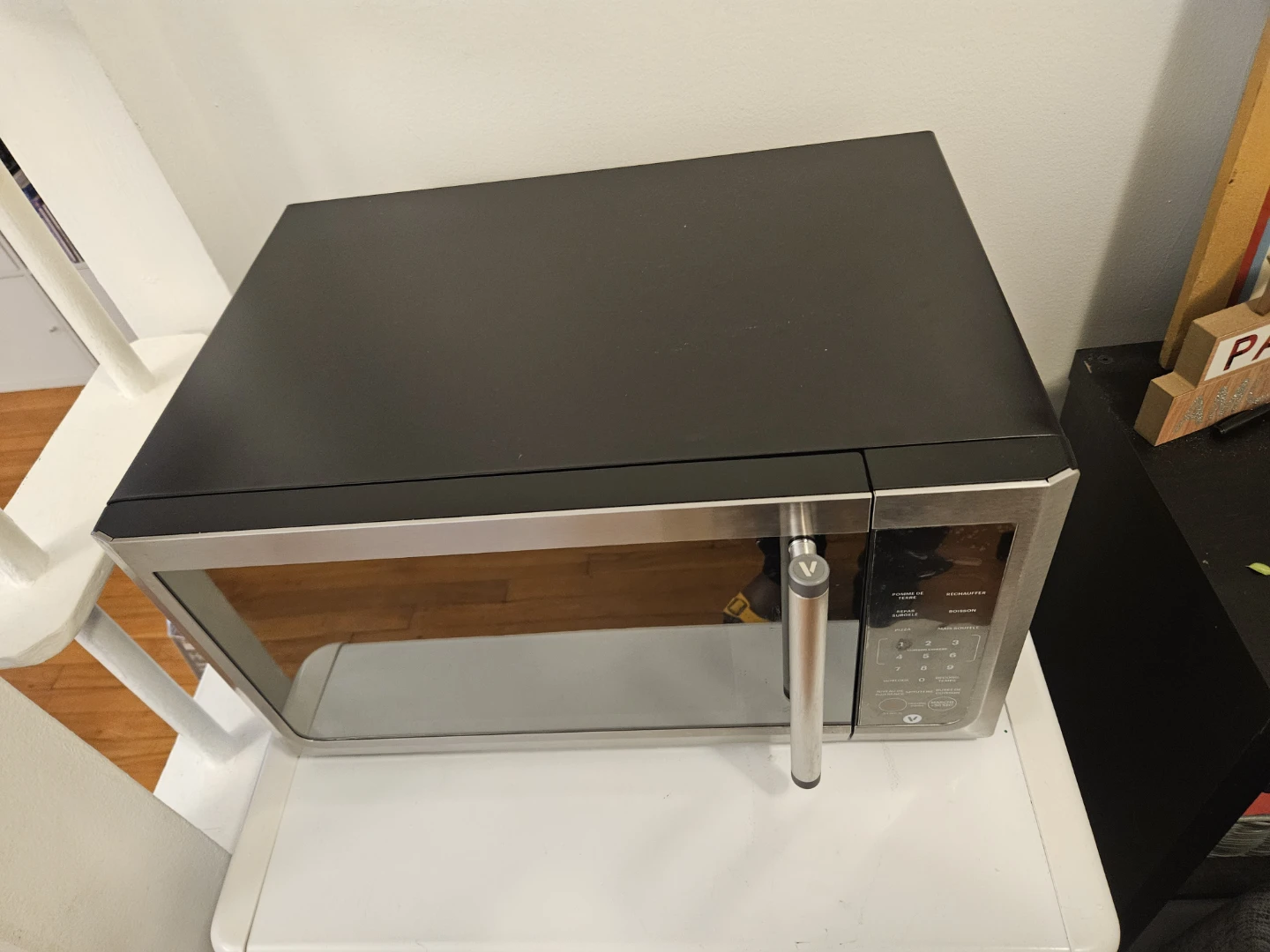 Micro-ondes Vida by Paderno noir et argent