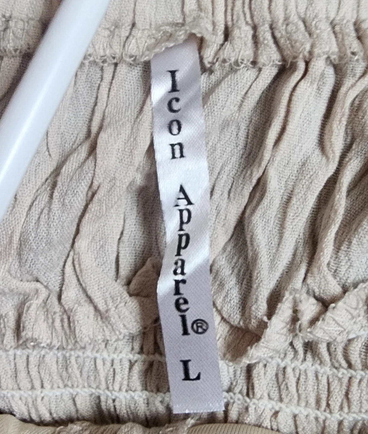 Icon Apparel Women's Smocked Maxi Dress - Tan - Size L - photo 3
