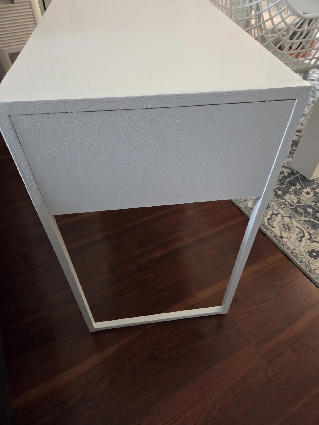 White Desk with Shelves and Drawer - photo 4