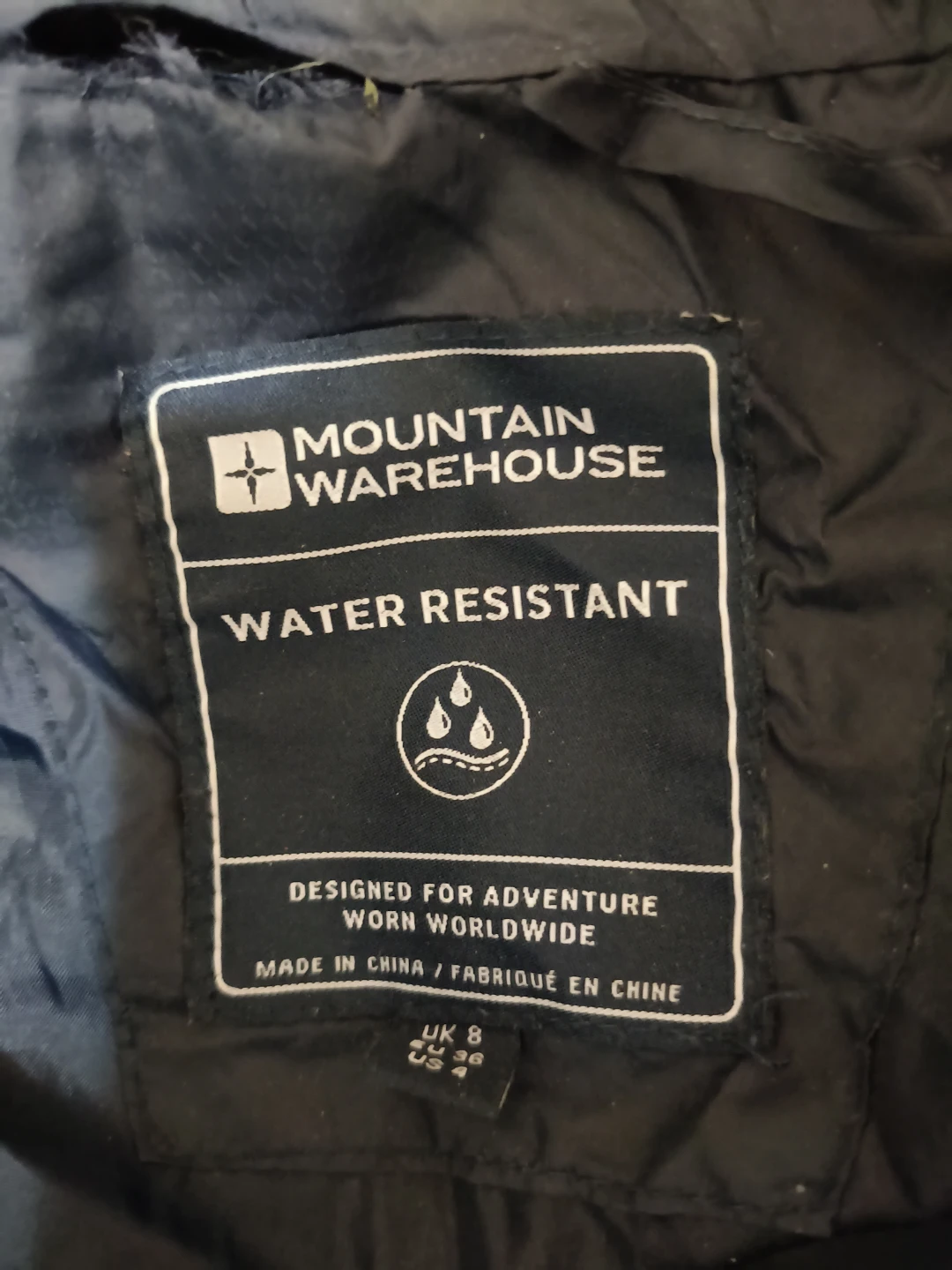 Mountain Warehouse Dark Blue Puffer Jacket with Faux Fur Hood - photo 4