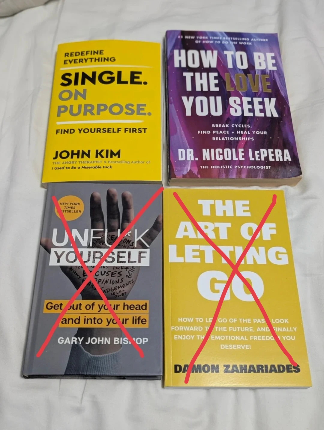 Self-Help Books: Kim, Lepera, Bishop, Zahariades