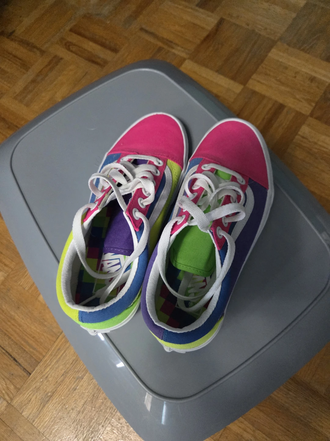 Vans Old Skool Colour Block Sneakers - Women's Size 7 - photo 2