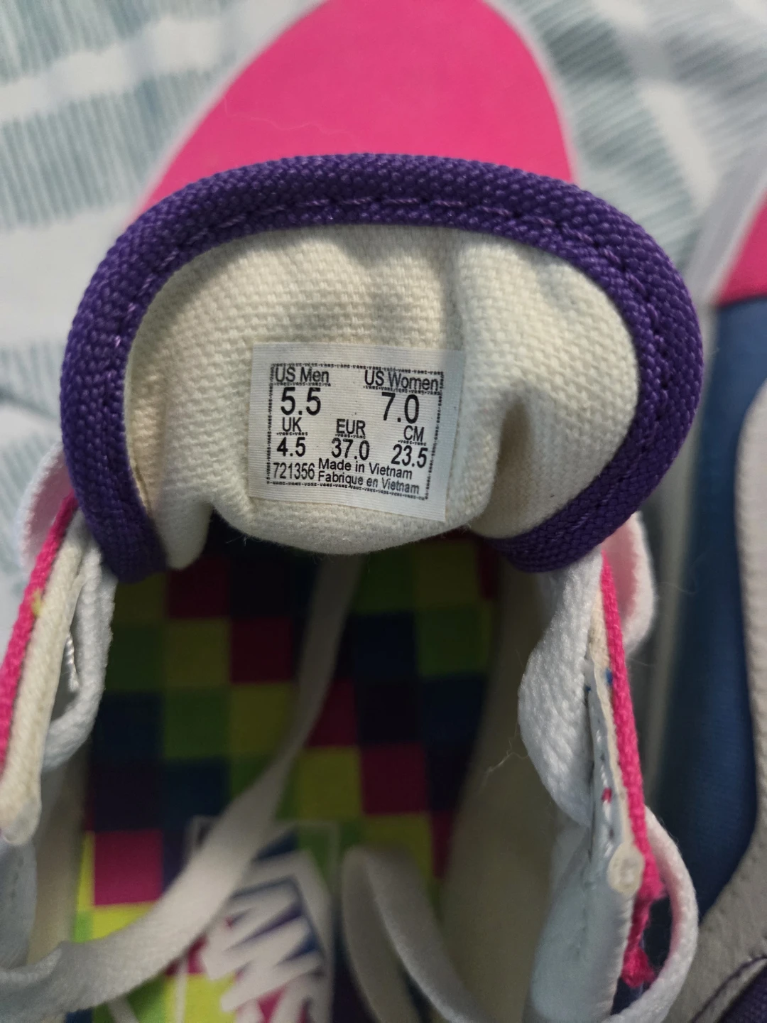 Vans Old Skool Colour Block Sneakers - Women's Size 7 - photo 3