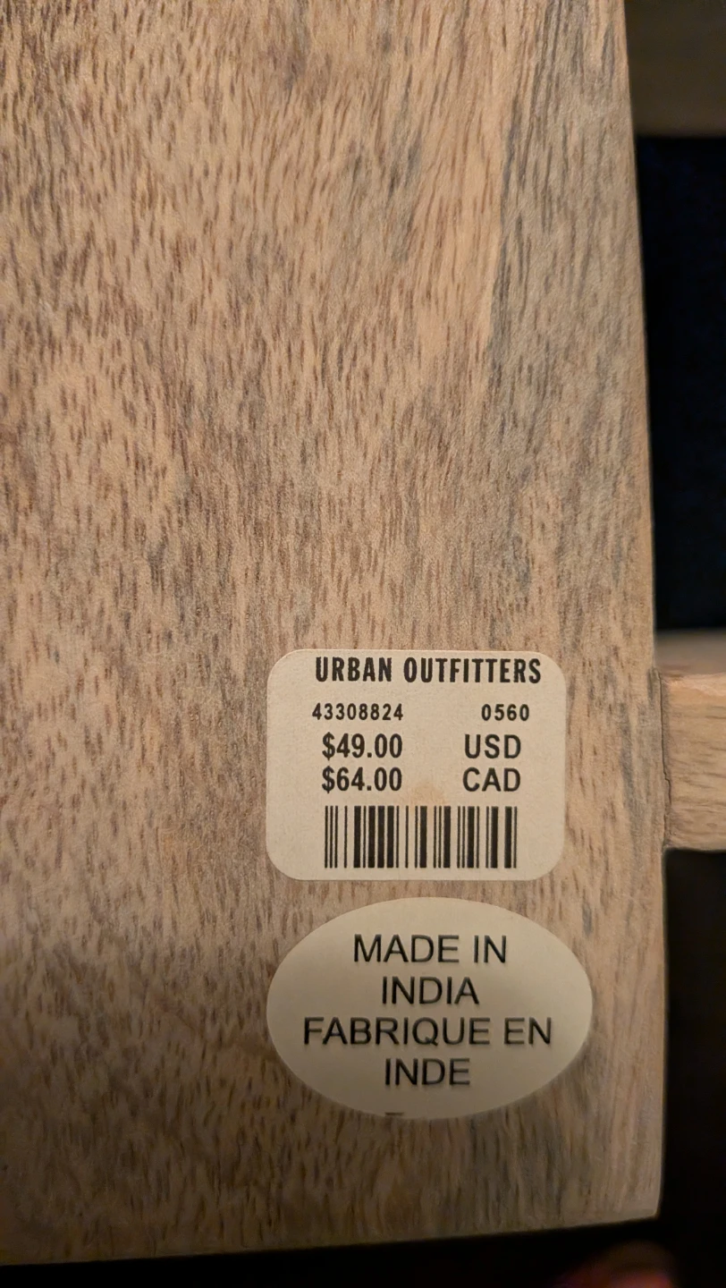 Urban Outfitters 3-Tier Wooden Display Shelf - photo 3