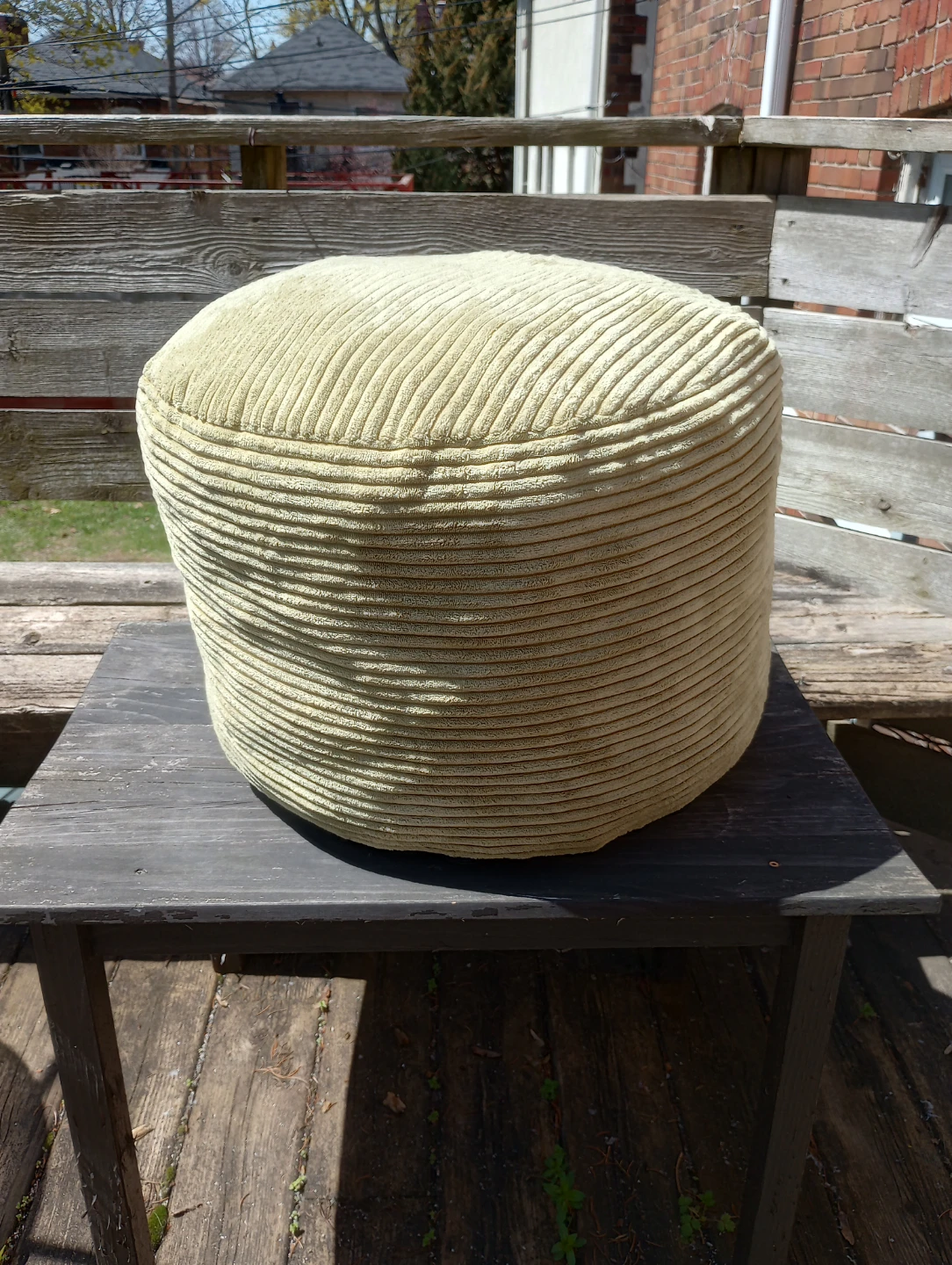 Pistachio Ottoman Pouffe