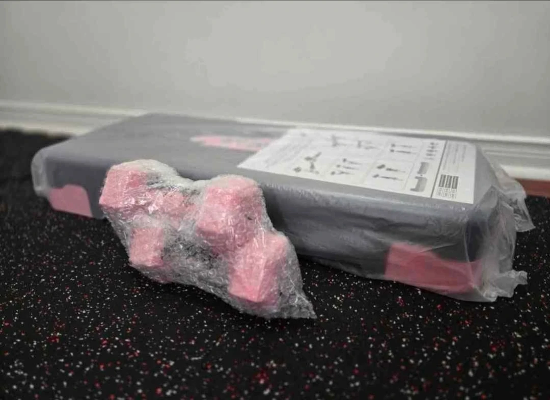 Stepper Set with Dumbbells & Measuring Tape – Pink and Geen 2 - photo 4