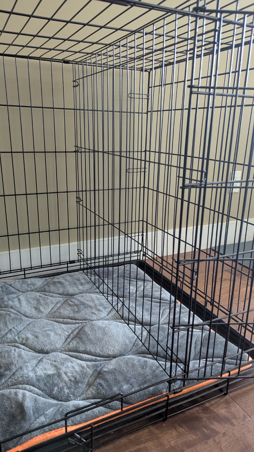 XL Wire Dog Crate with Cover and Bed - photo 4