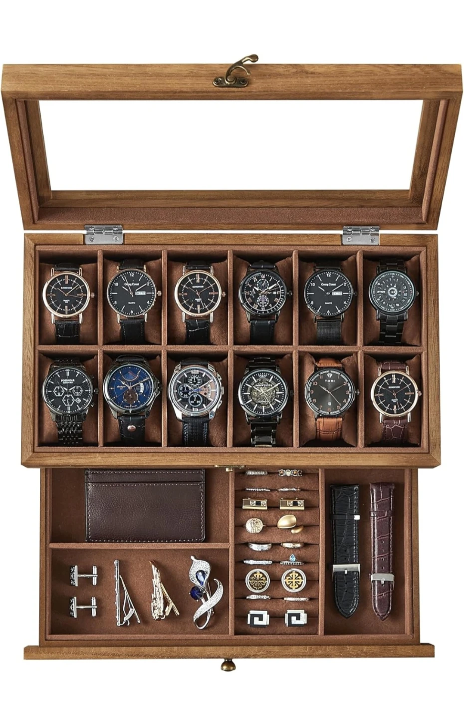 Wooden Watch and Jewellery Box Organizer - photo 3